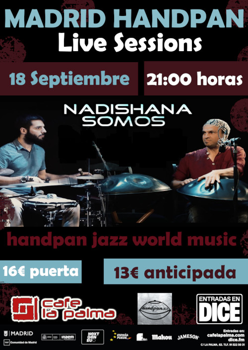 Nadishana & Somos en las Madrid handpan Live Sessions